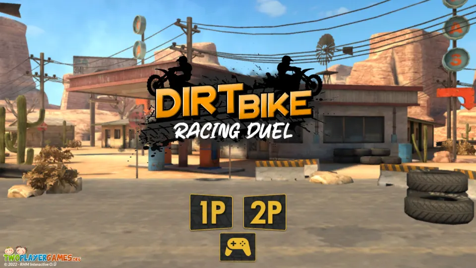 Dirt Bike Racing Duel screenshot 2